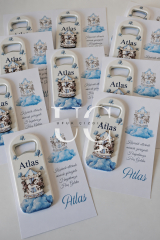 Atlı karınca temalı erkek bebek açacak hediyelik Magnet 20 lipaket