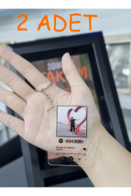 İzmir Spotify Anahtarlık