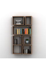 KUTU RAF - MODEL 3 ( DERİNLİK 30 CM ) CAPPİCİNO