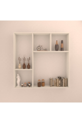 Milet Duvar Raf Set Beyaz ( Mat )